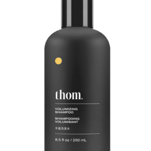 men's volumizing shampoo, black bottle, 8oz